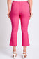 Hyperstretch Cropped Kick Flare Pants in French Pink