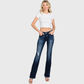 MID RISE STRETCH CLASSIC BOOTCUT JEANS