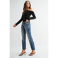 Twisted Up Straight Leg Jeans