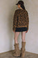 Wild About You Leopard Button-Down Sweater