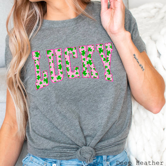Lucky St. Patricks Day Graphic Tee