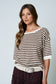 Brown Sugar & Cream Stripe Sweater