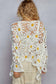 Daisy Crochet V-Neck Tie-Front Cardigan