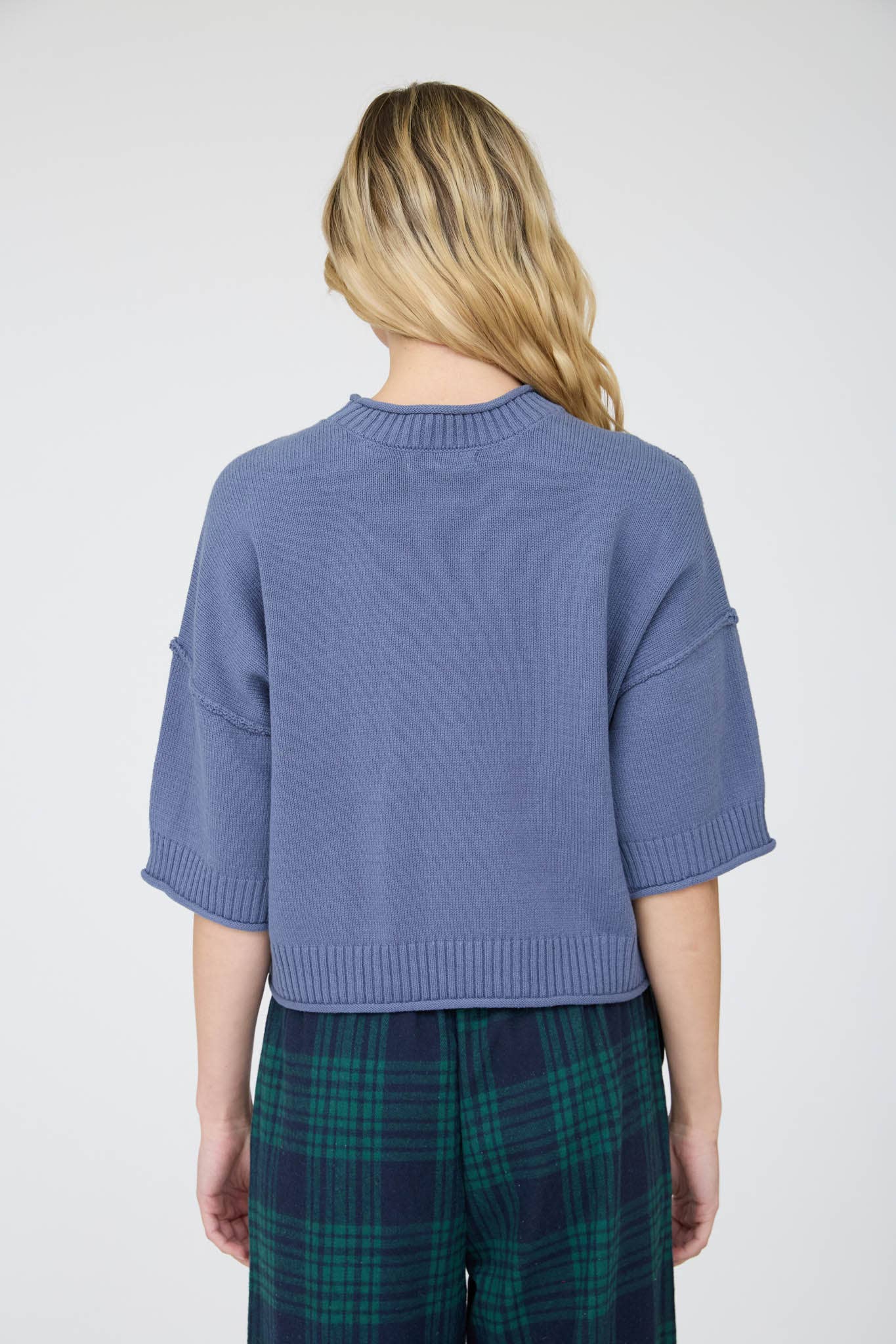 Simply Styled Exposed Seam Sweater