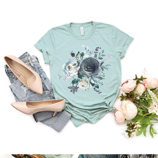 Floral Bouquet Vintage Graphic Tee