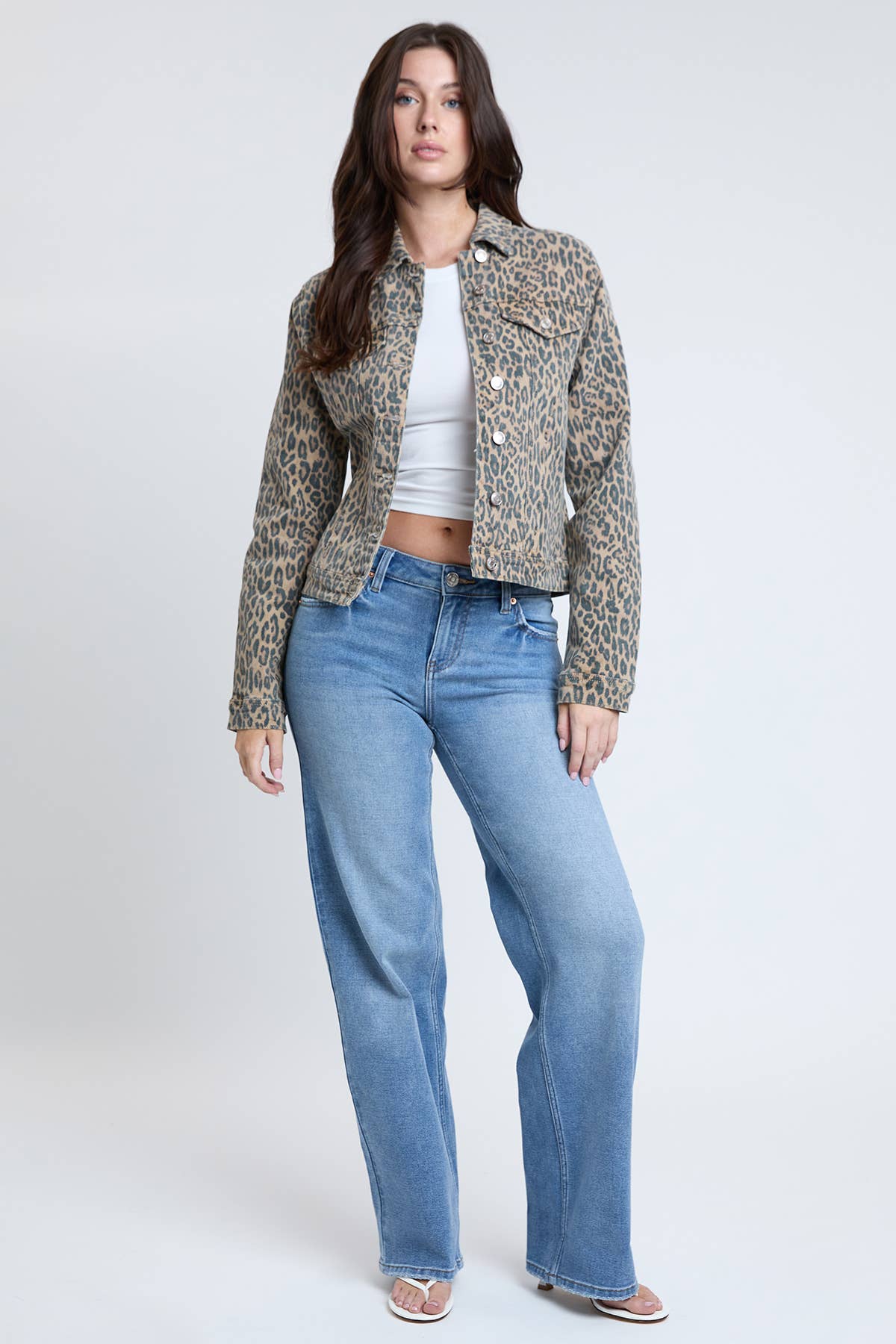 Cheetah Denim Jacket