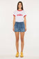 Paper Bag Denim Shorts