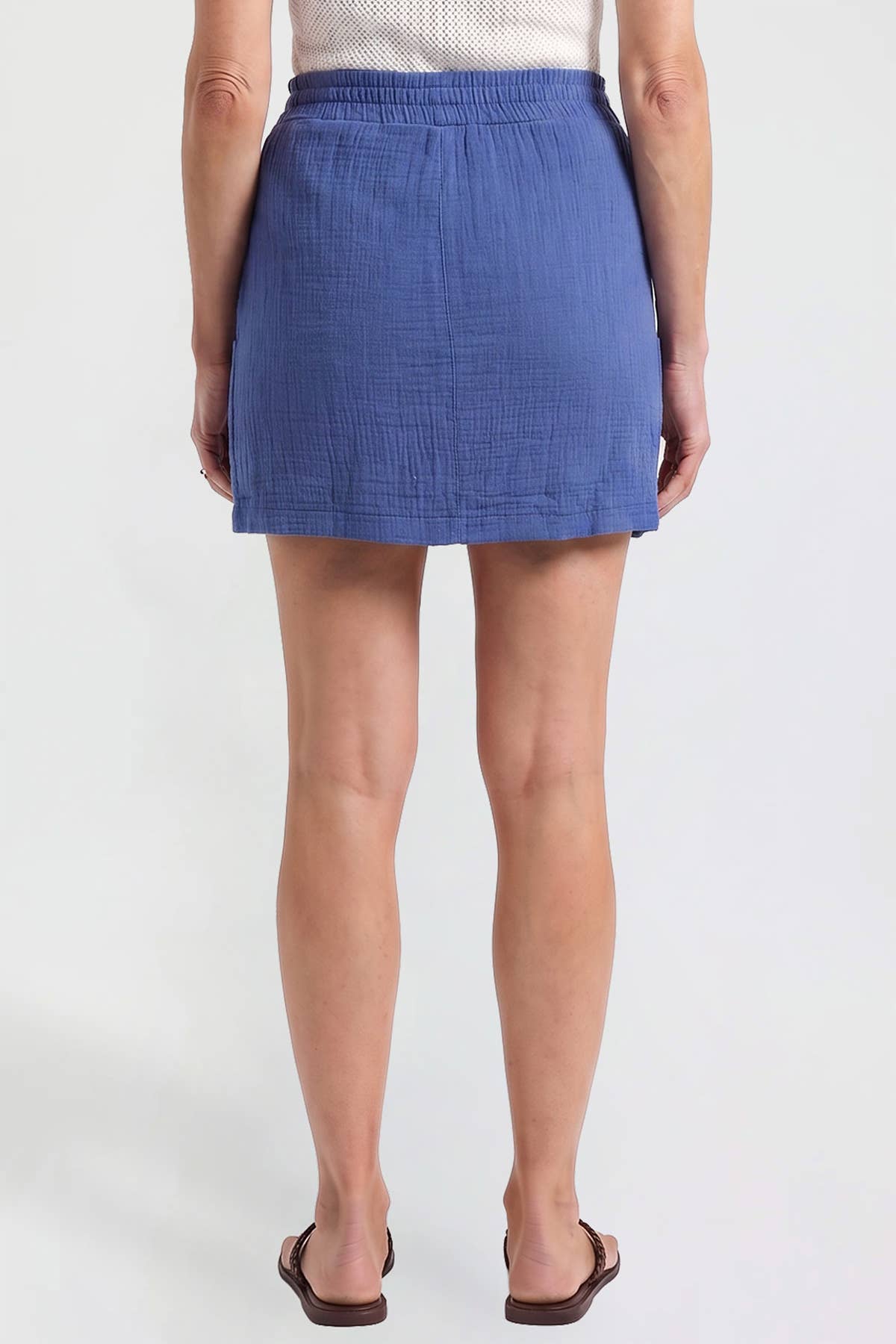 Easy Days Cotton Gauze Cargo Skort