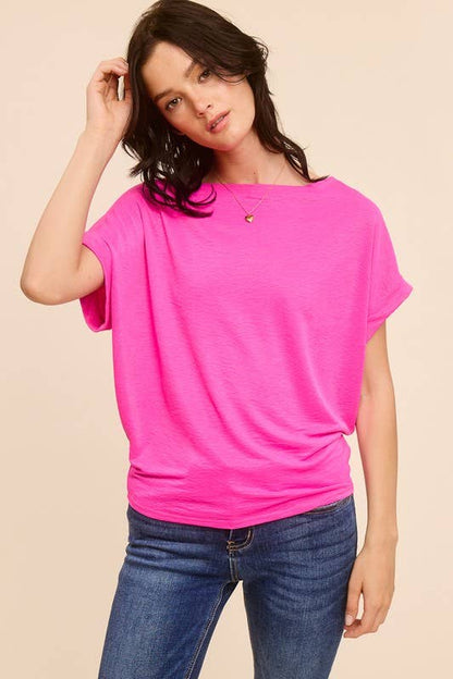 Relaxed Dolman Sleeve Top