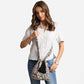 Leopard Straw Tassel Crossbody Bucket Bag