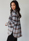 Gray, Red, Camel & Black Plaid Flannel – Bleached Dip Contrast