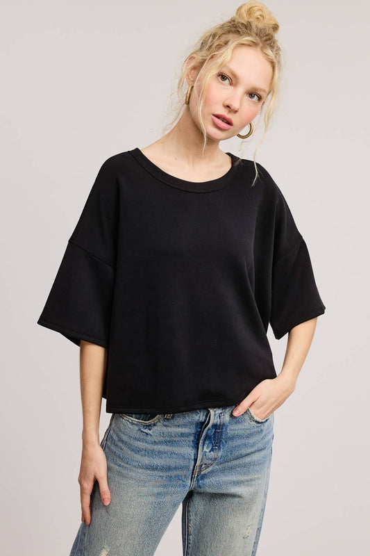 Feels Like Air Scuba Knit Top