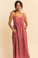 Floral Lace Fabric Patchwork Maxi Dress