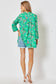 Paisley Emerald 3/4 Sleeve Top