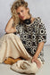 Short Sleeve Crochet Knit Top