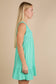 V-Neck Knit Mini Dress