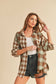 Spliced Patchwork Oversized Flannel Shirt