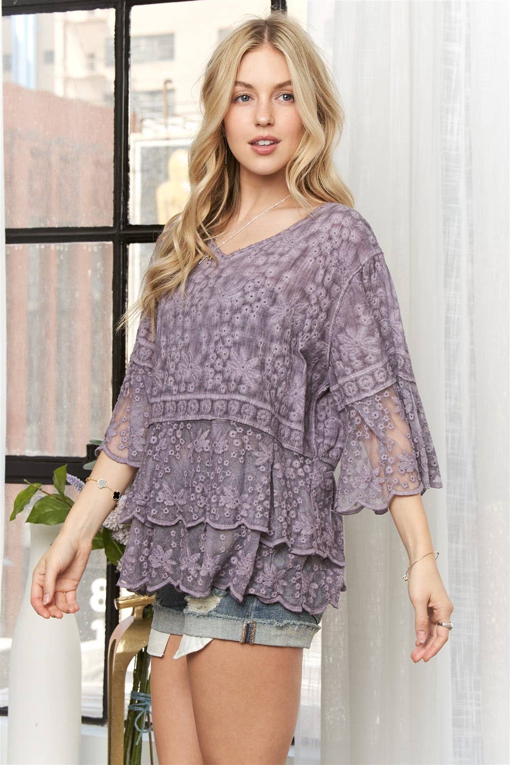 Wildflower Whimsy Lace Blouse