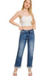 Cuffed Straight Denim