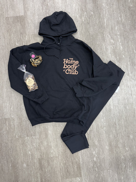 Puff Homebody Club Black Hoodie