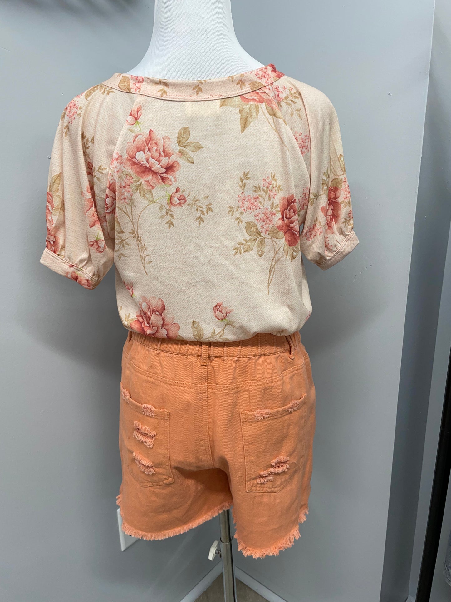 Vintage Flower Print Tee