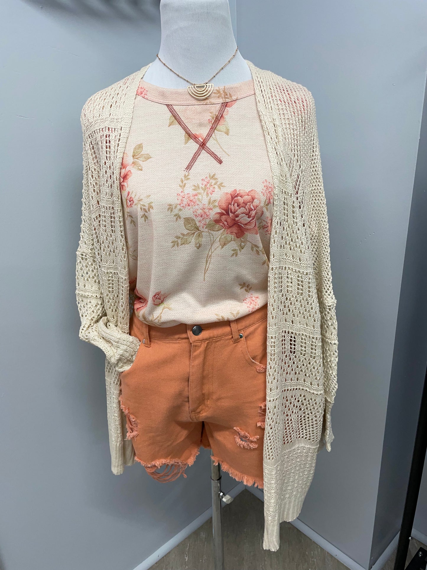 Vintage Flower Print Tee