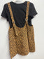 Leopard Denim Skirtall