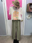 Wide Stripe Linen Pant
