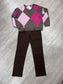 Dark Chocolate Straight Leg Jeans