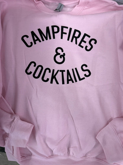 Campfire and Cocktails Sweatshirt