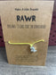 RAWR Dino Make a Wish Bracelet