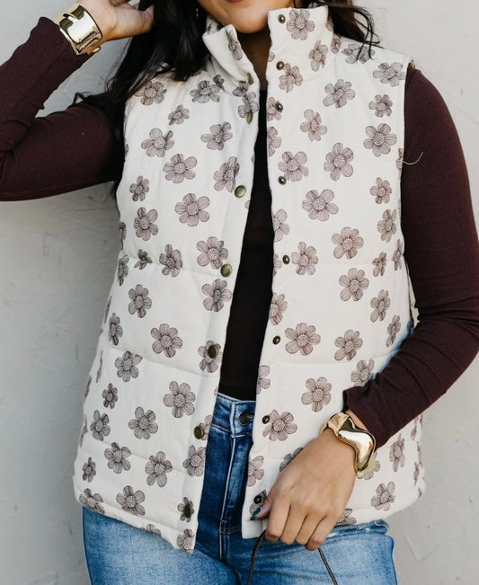 Floral Vest
