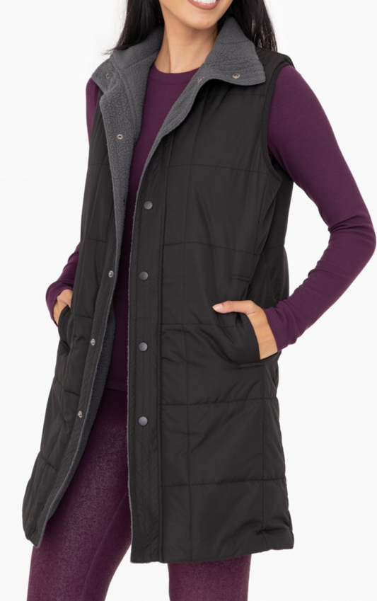 Sherpa Long Vest
