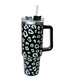 40 oz Leopard Print Tumbler with Handle