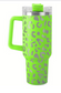 40 oz Leopard Print Tumbler with Handle