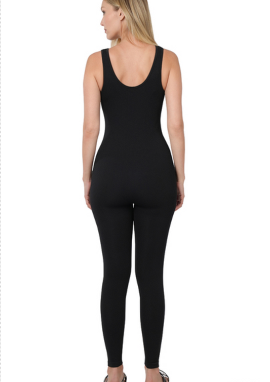 Ribbed Full Length Bodysuit
