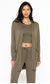 Lounge Open Front Terry Cardigan