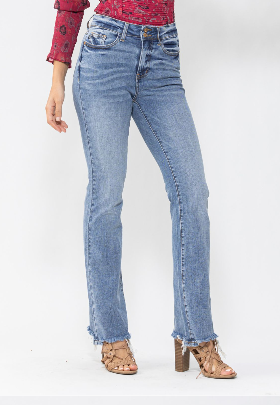 Judy Blue High Waist Double Button Denim