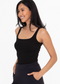 Square Neck Ribbed Tank