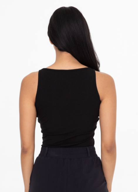 Square Neck Ribbed Tank