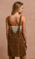 Leopard Denim Skirtall