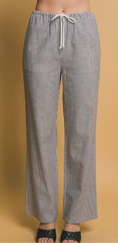 Striped Linen Pants