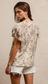 Taupe Mixed Pattern Top