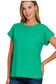 Cotton Folded Sleeve T-Shirt