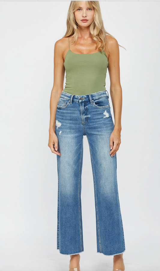 Mica Stretch High Rise Wide Leg