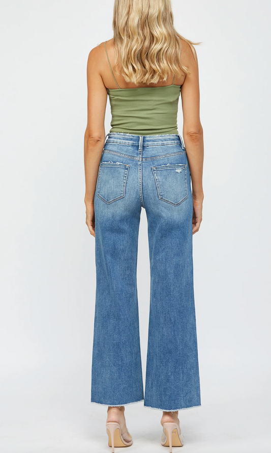 Mica Stretch High Rise Wide Leg