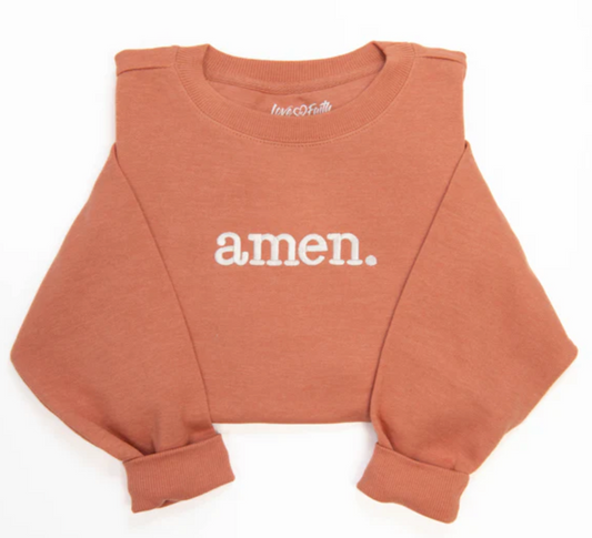 ✨ Amen Embroidered Sweatshirt ***PRE-ORDER***