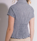 Gingham Ruffle Hem Top