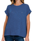 Hacci Slub Rolled SleeveTee