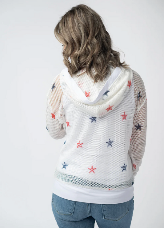 American Stars Mesh Hoodie